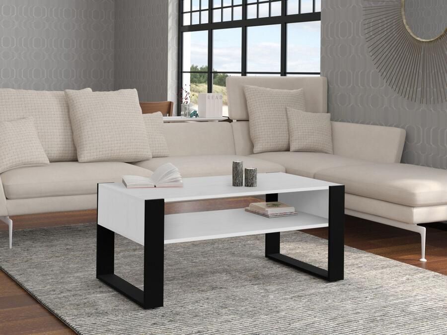 Mobistoxx Salontafel NAKUMI 110 cm wit