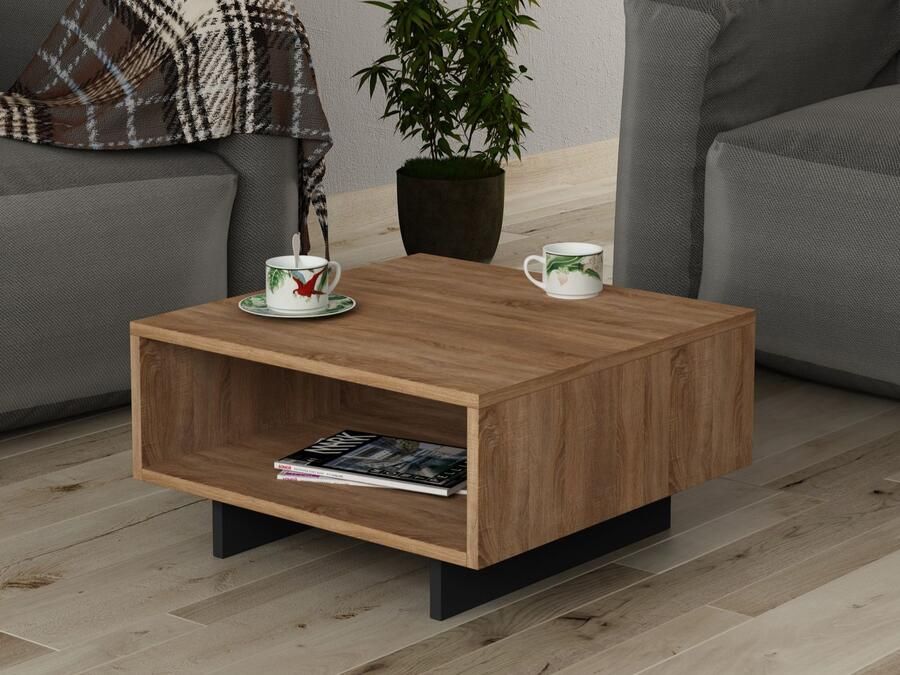 Mobistoxx Salontafel QUETAL 60 cm eik antraciet