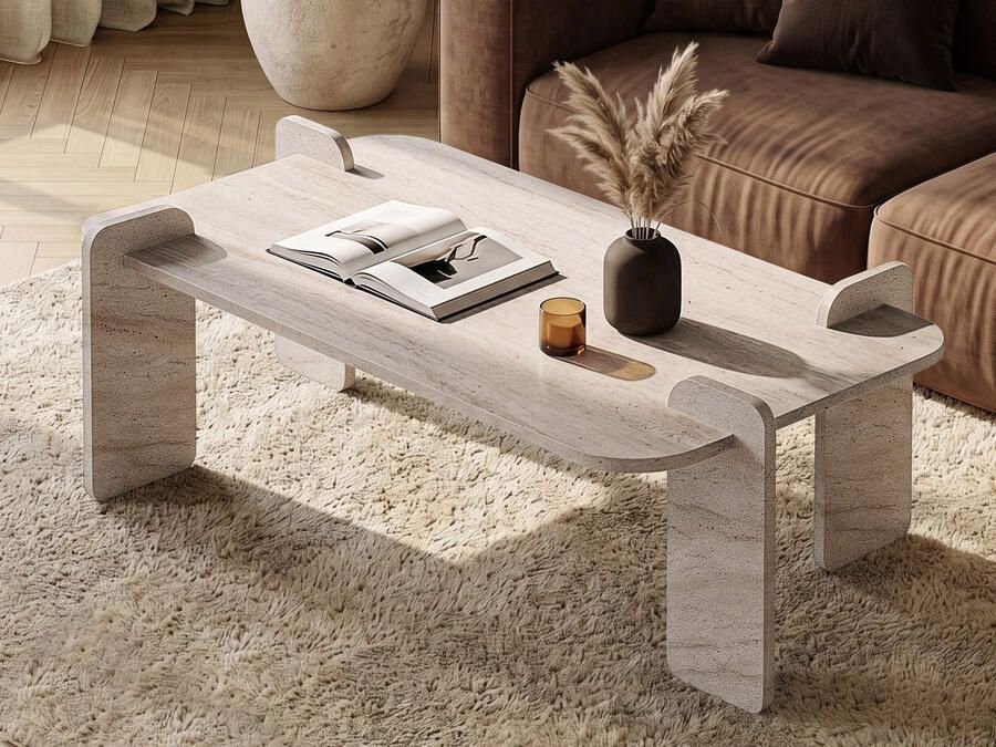 Mobistoxx Salontafel RENATO 147 cm travertin