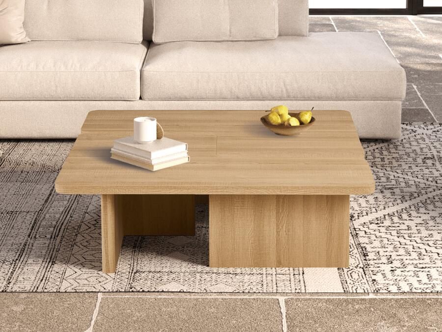 Mobistoxx Salontafel ROLENO 120 cm natuurlijke eik