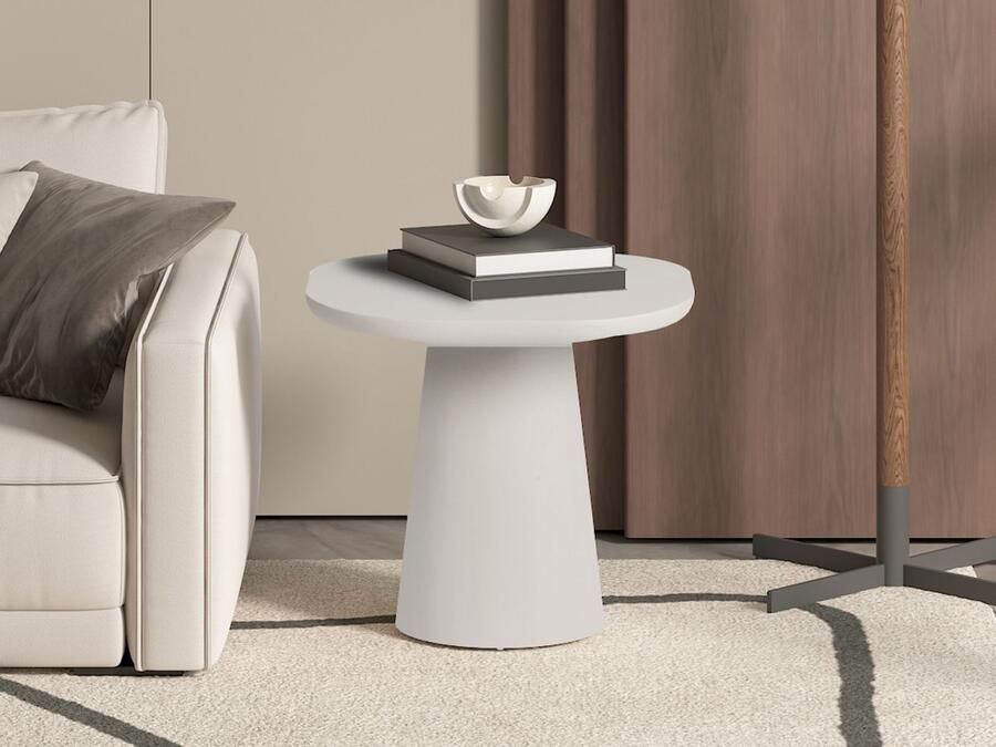 Mobistoxx Salontafel TAVIR 55 cm cement wit