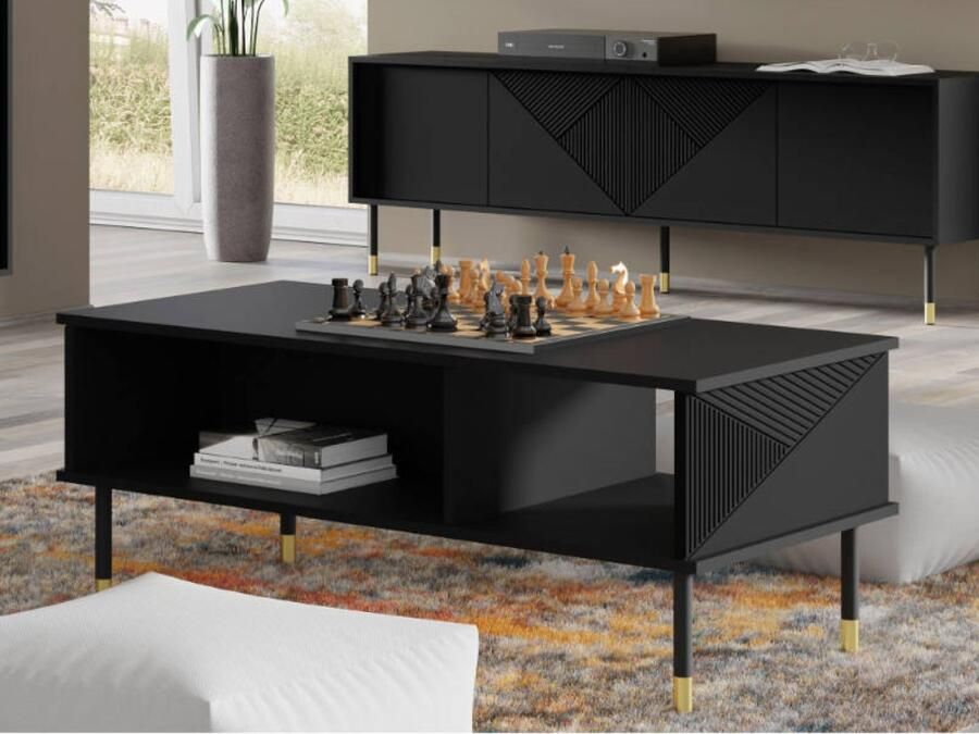 Mobistoxx Salontafel WOODKID 110 cm zwart