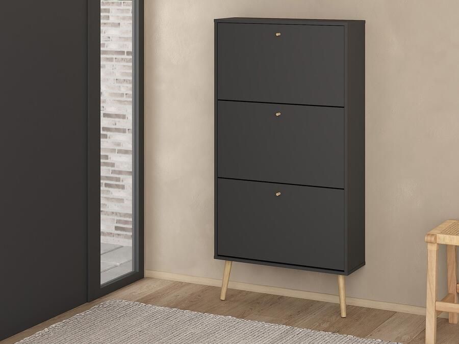 Mobistoxx Schoenenkast BOAVISTA 3 deuren grijs