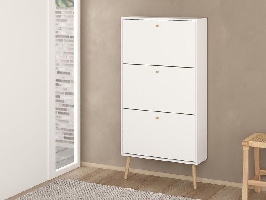 Mobistoxx Schoenenkast BOAVISTA 3 deuren wit