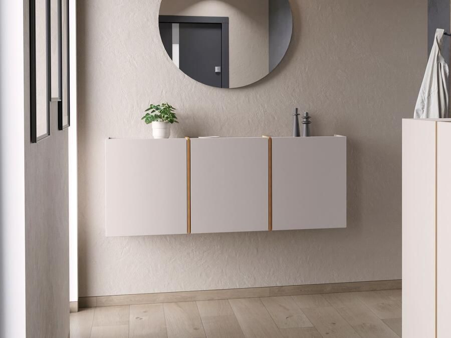 Mobistoxx Schoenenkast LIBBO 3 deuren 55 cm kasjmier eik navarra