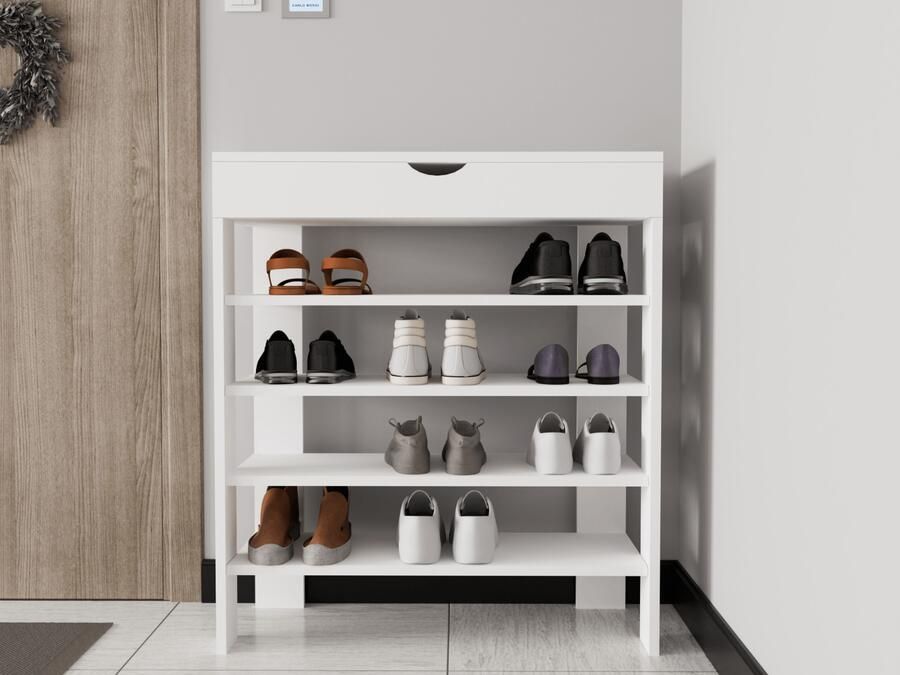 Mobistoxx Schoenenkast ROYELLE 1 deur wit