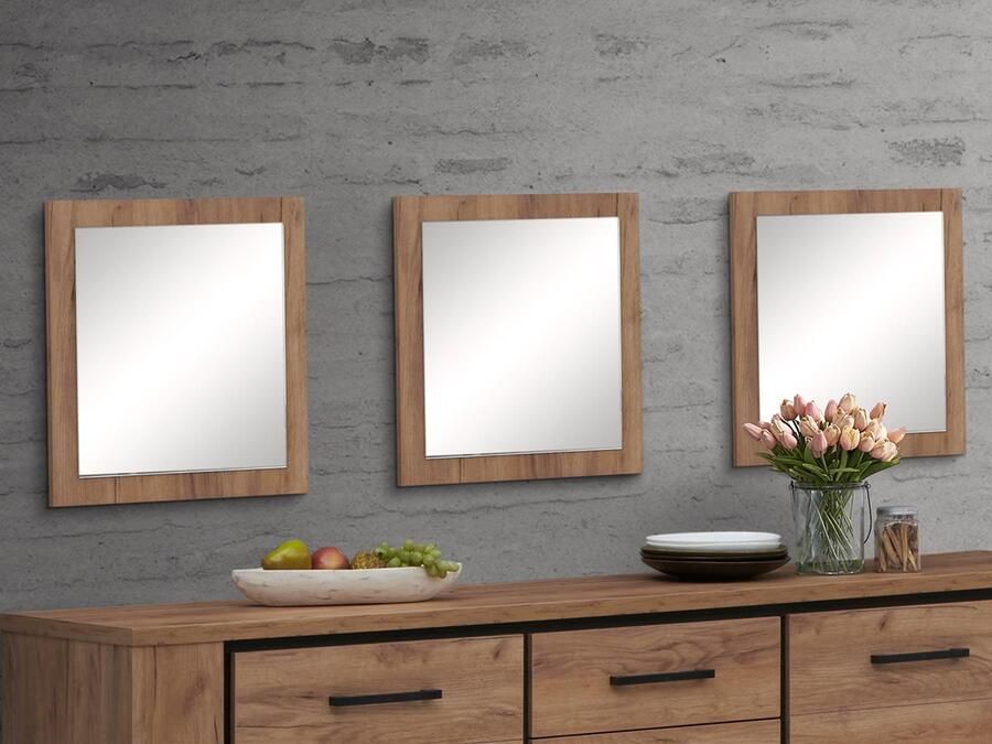 Mobistoxx Set van 3 spiegels ELLIOT franse eik herfst