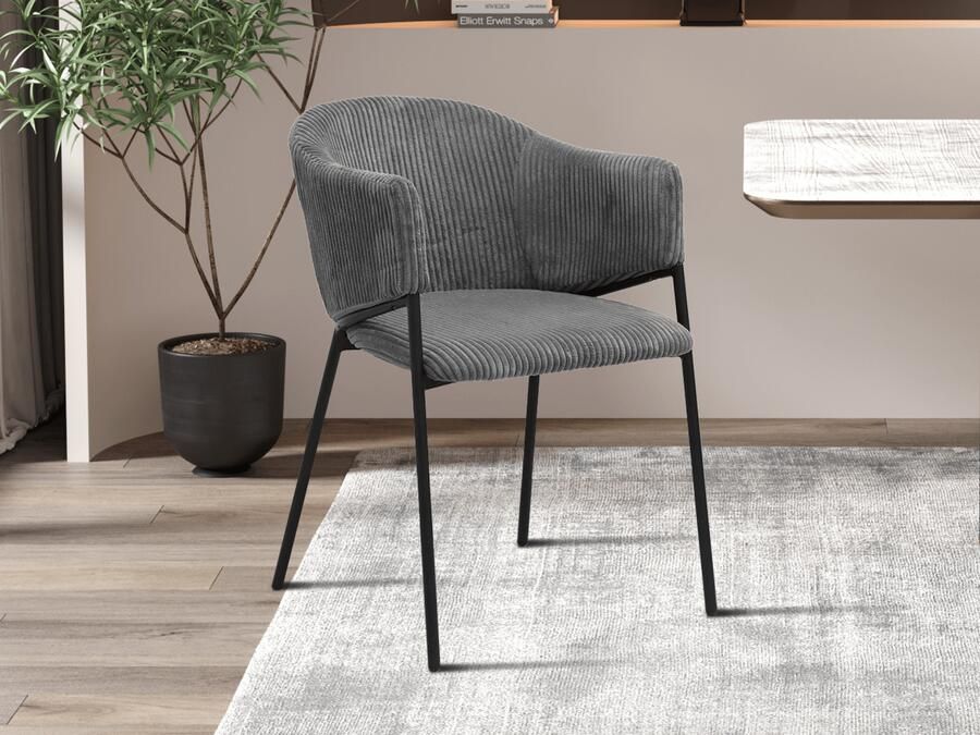 Mobistoxx Stoel NICOLE donkergrijs