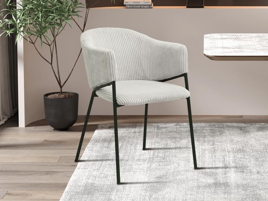 Mobistoxx Stoel NICOLE lichtgrijs