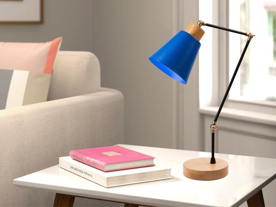 Mobistoxx Tafellamp MANORIA 1 lamp blauw