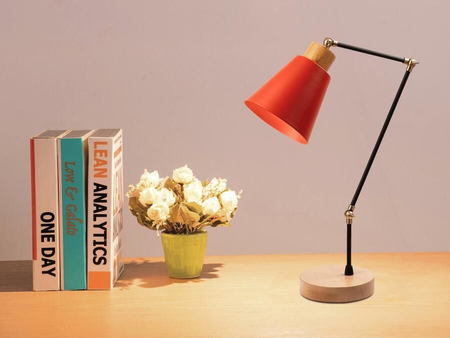Mobistoxx Tafellamp MANORIA 1 lamp rood