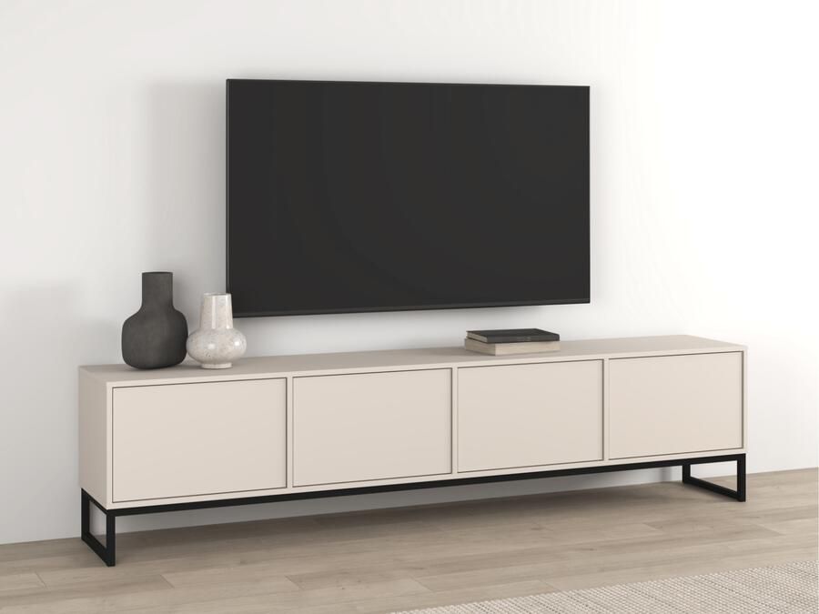 Mobistoxx TV- hifi-meubel LAFITA 4 deuren kasjmier