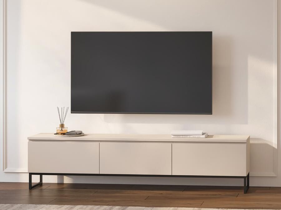 Mobistoxx TV- hifi-meubel MODOKI 3 deuren kasjmier