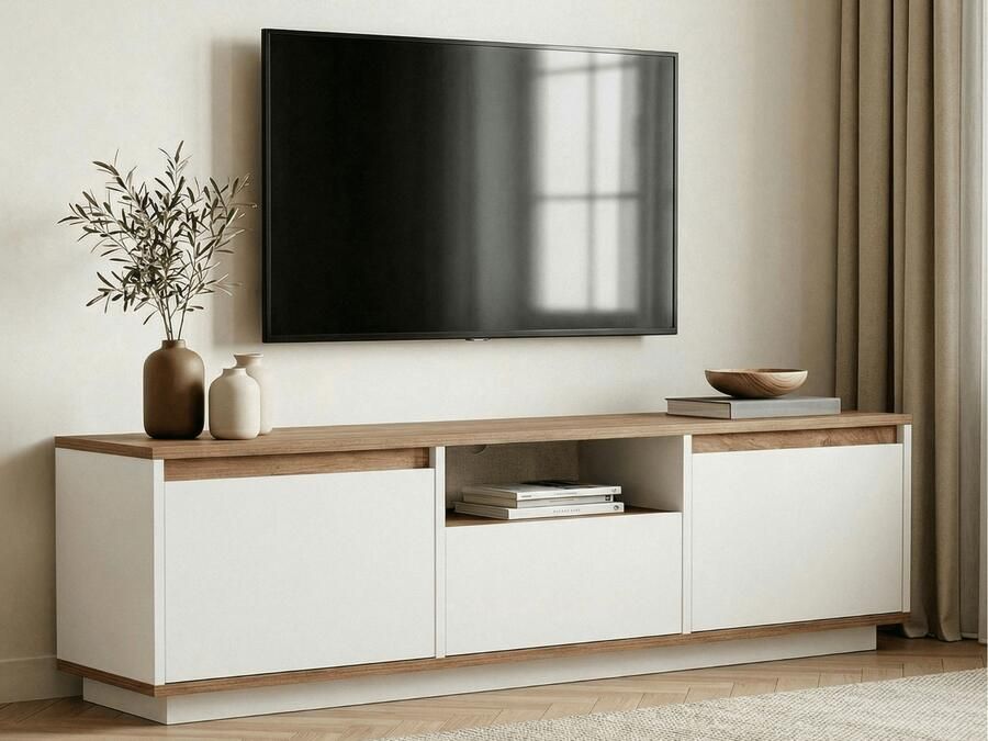 Mobistoxx TV- hifi-meubel SAMBA 3 deuren atlantisch grenen