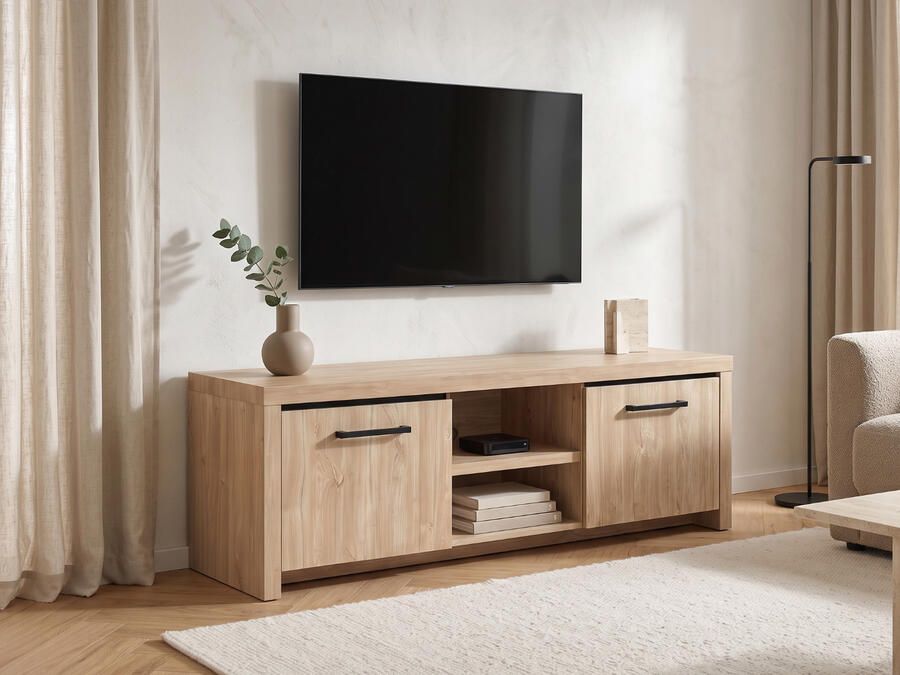 Mobistoxx TV- hifimeubel ERA 2 deuren ivooreik