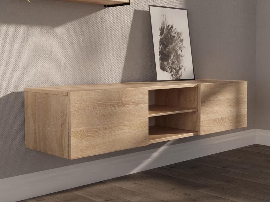 Mobistoxx Tv-meubel AURORE 2 deuren sonoma