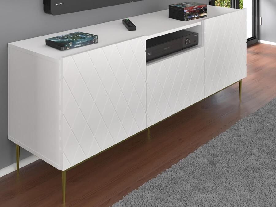 Mobistoxx Tv-meubel DINA 3 deuren wit