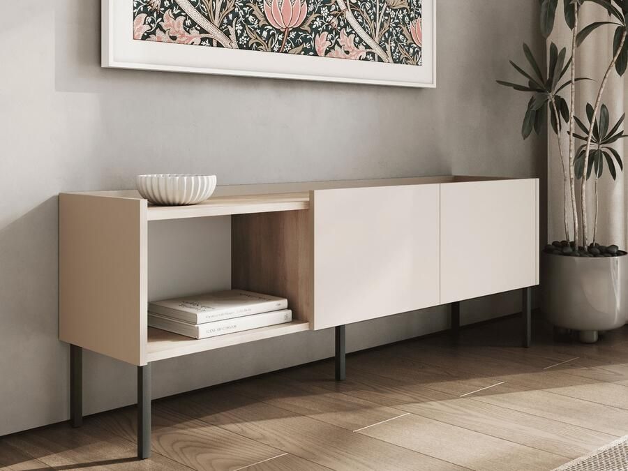 Mobistoxx Tv-meubel JULIE 2 deuren acacia kasjmier