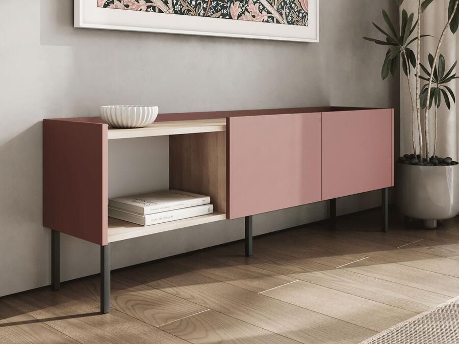 Mobistoxx Tv-meubel JULIE 2 deuren acacia roest