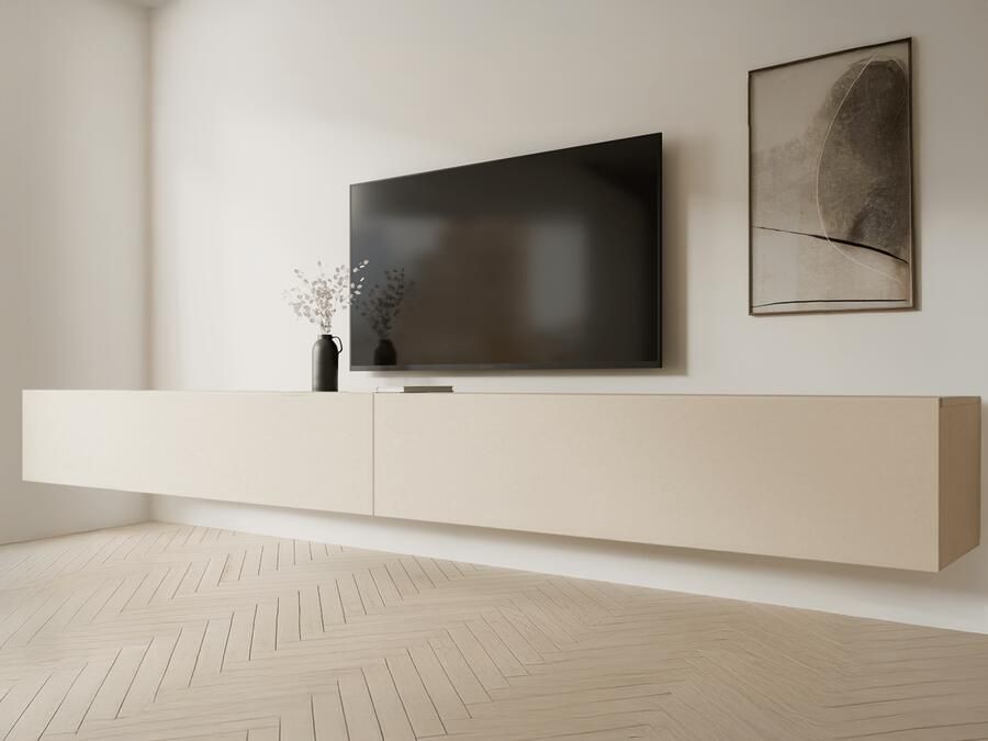 Mobistoxx Tv-meubel KINGSTON 2 klapdeuren 280 cm kasjmier