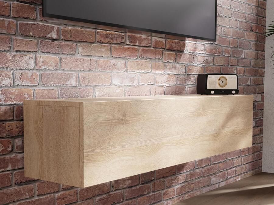 Mobistoxx Tv-meubel MARLEY 1 klapdeur 140 cm sonoma eik