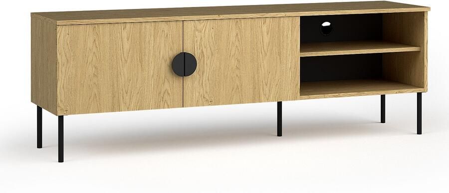 Mobistoxx Tv-meubel MONDIE 160 cm 2 deuren baltische eik