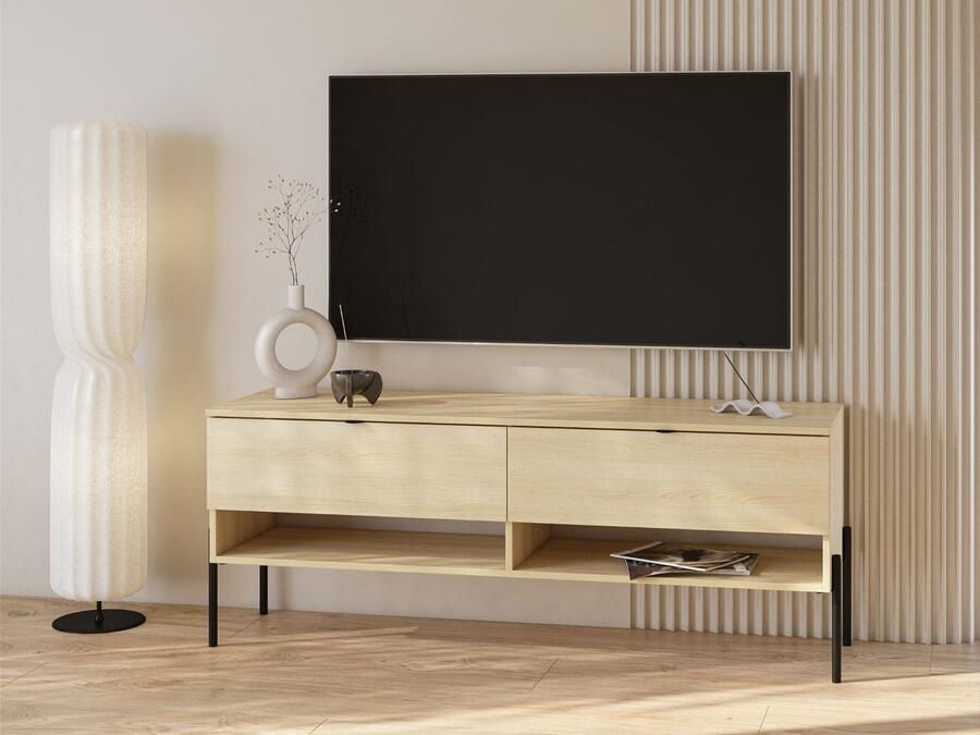 Mobistoxx Tv-meubel ORES 2 lades lindberg eik