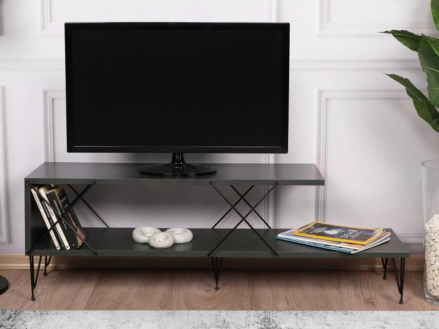 Mobistoxx Tv-meubel STRETCH 120 cm antraciet