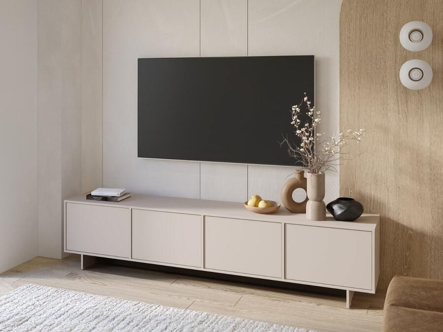 Mobistoxx Tv-meubel TAMATO 4 deuren kasjmier