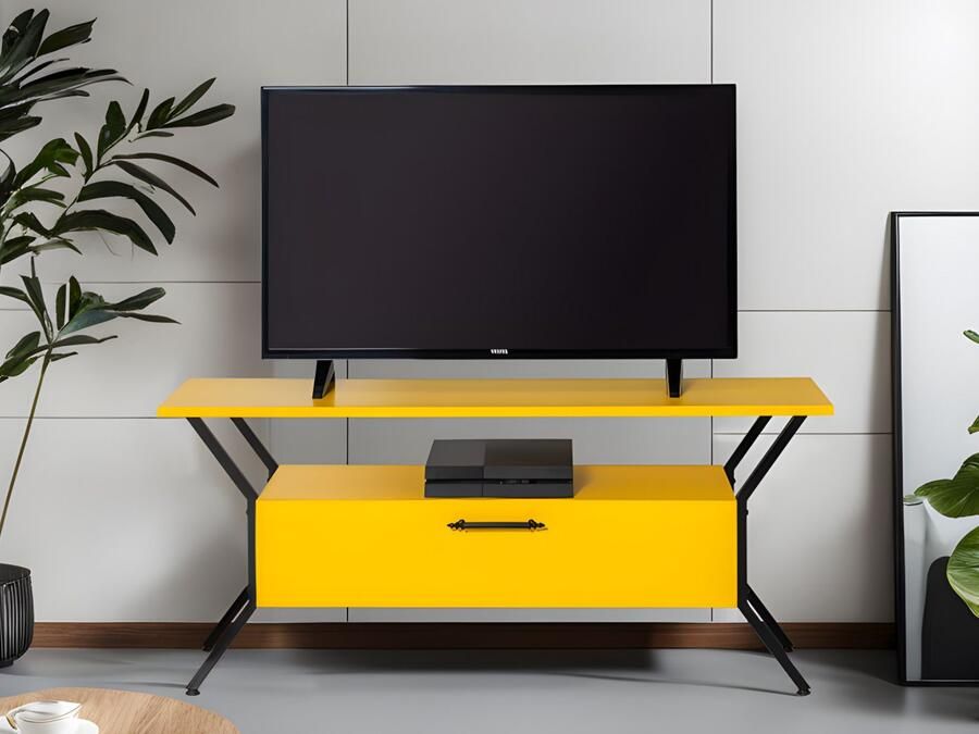 Mobistoxx Tv-meubel TARZAN 1 klapdeur geel