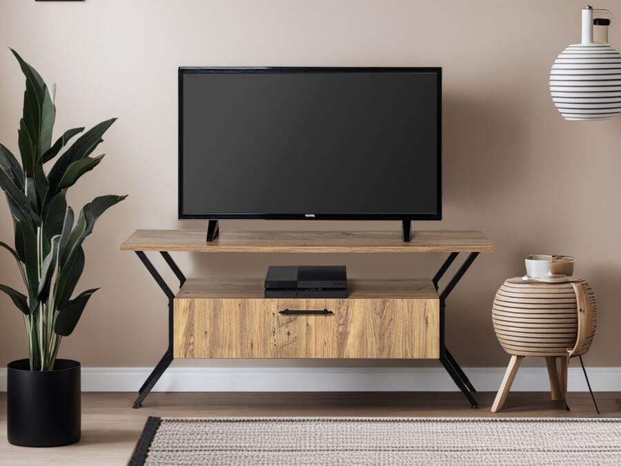 Mobistoxx Tv-meubel TARZAN 1 klapdeur walnoot