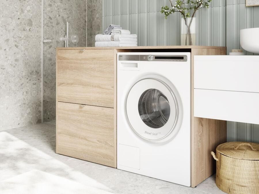 Mobistoxx Wasmachinekast DORLOTE 1 machine 2 deuren sonoma