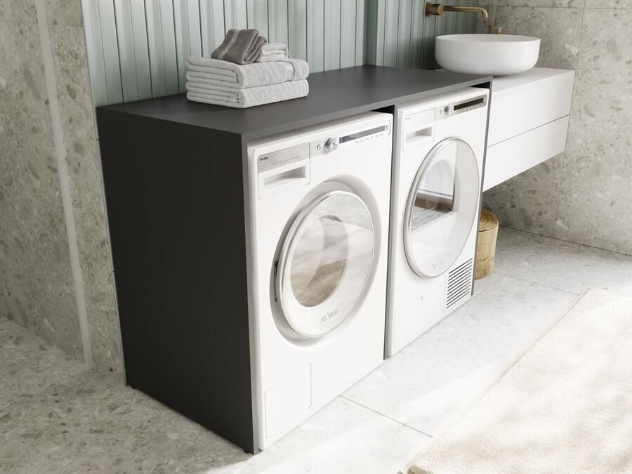 Mobistoxx Wasmachinekast DORLOTE 2 machines antraciet