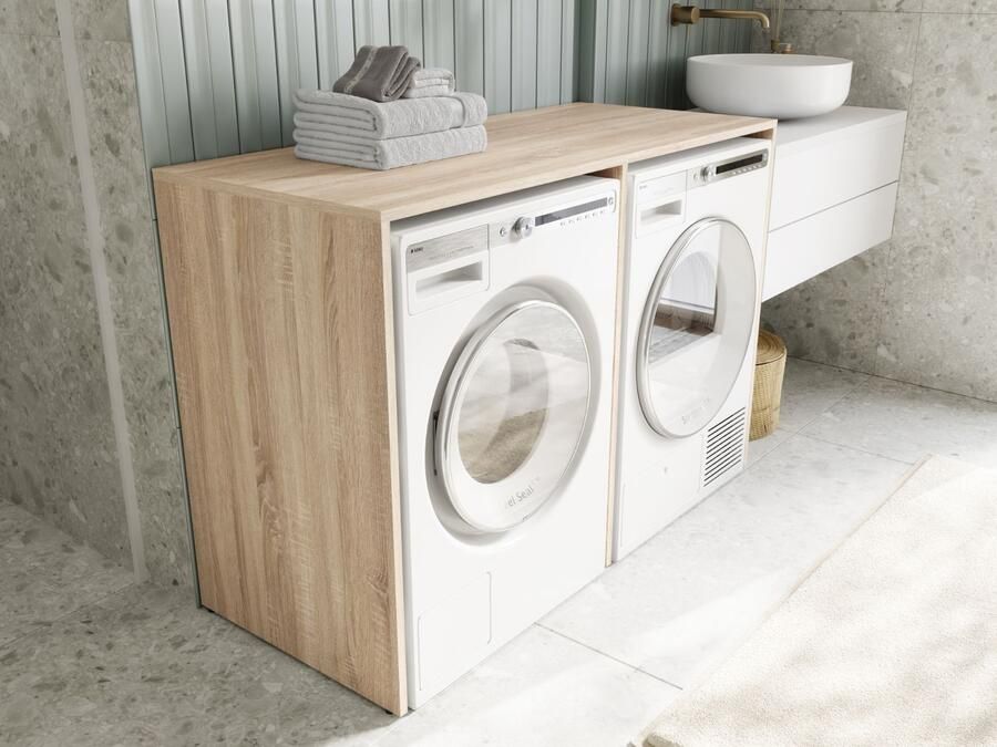 Mobistoxx Wasmachinekast DORLOTE 2 machines sonoma