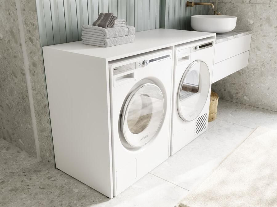 Mobistoxx Wasmachinekast DORLOTE 2 machines wit