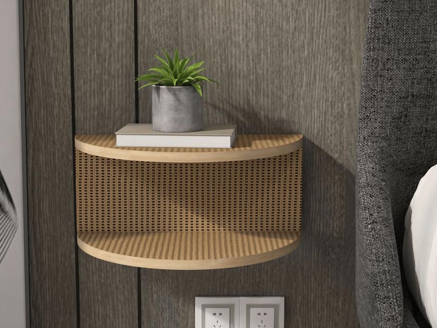 Mobistoxx Zwevend nachtkastje CIAO rotan effect