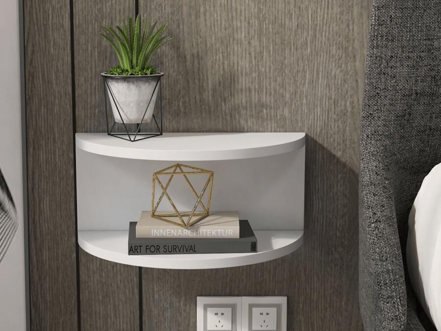 Mobistoxx Zwevend nachtkastje CIAO wit