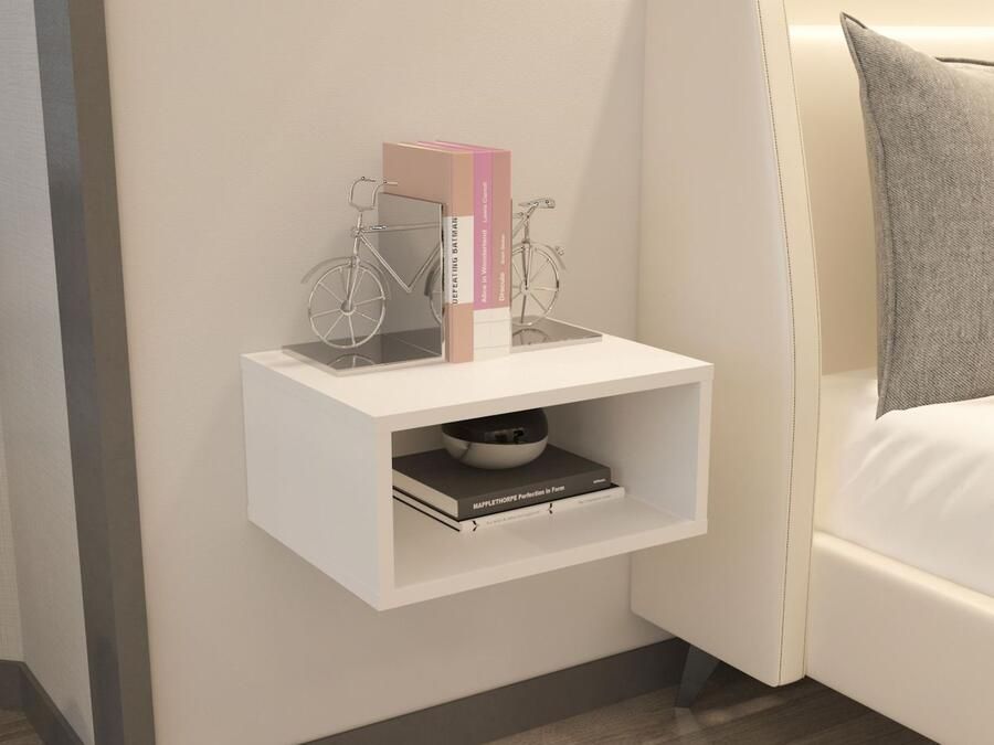 Mobistoxx Zwevend nachtkastje DOREX wit