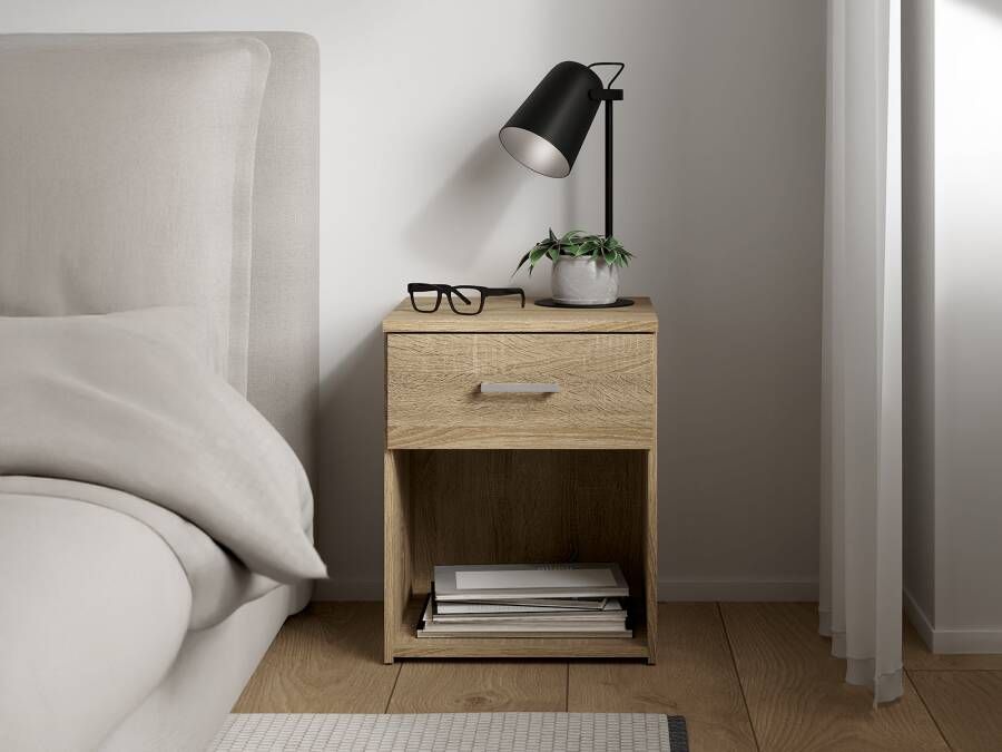 Mobistoxx Nachtkastje SPACIO 1 lade eik