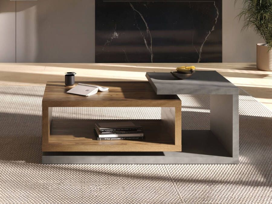 Mobistoxx Salontafel BOTSWANA rechthoekig 120 cm matera eik appenzeller