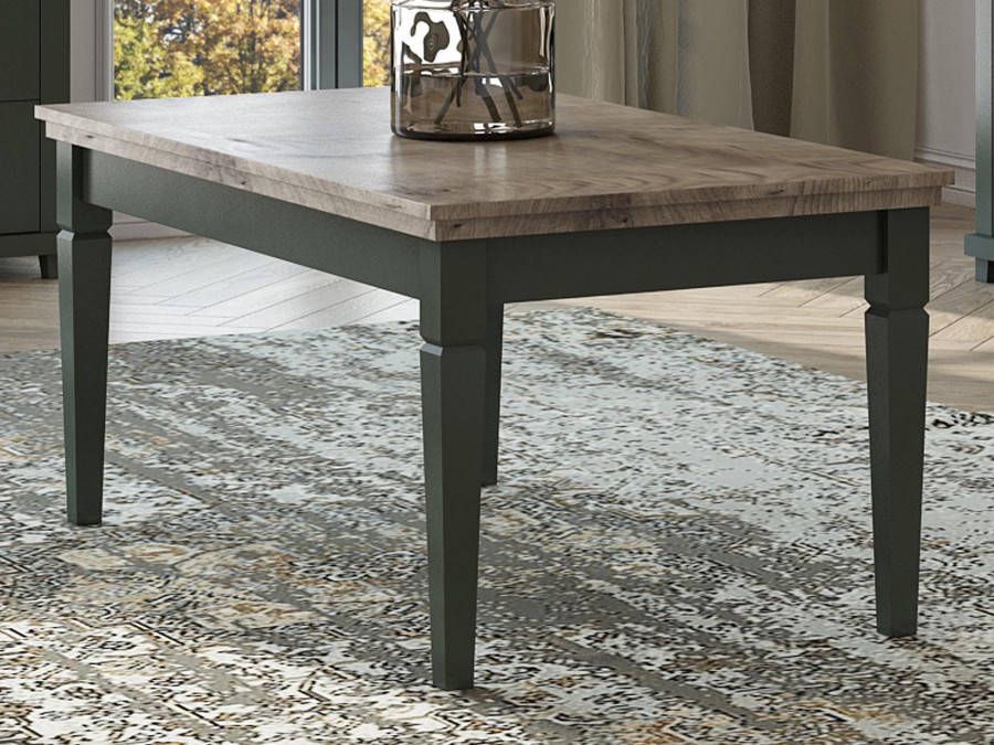 Mobistoxx Salontafel EVOCO 110 cm ribbec eik groen
