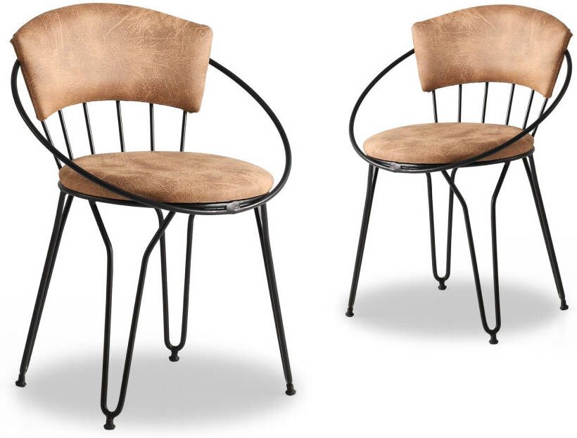 Mobistoxx Set van 2 stoelen ISCO beige