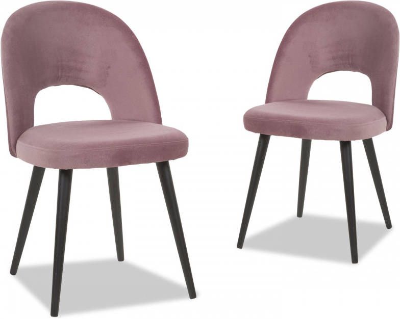 Mobistoxx Set van 2 stoelen MOSE roze