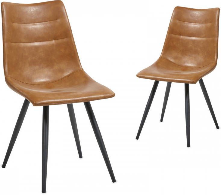 Mobistoxx Set van 2 stoelen ONNIX cognac
