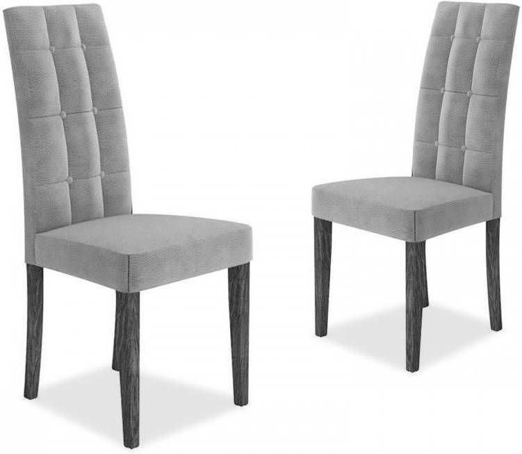 Mobistoxx Set van 2 stoelen SAROU grijs