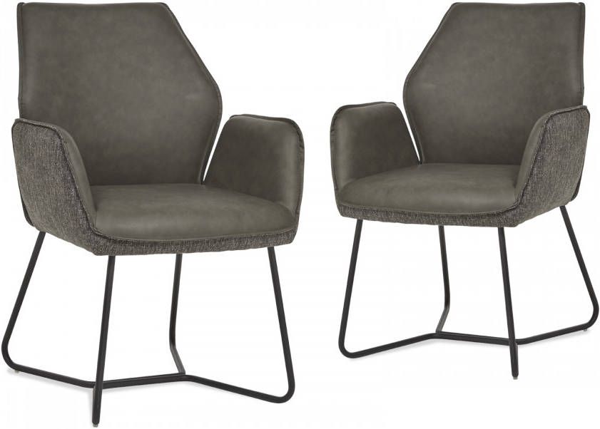 Mobistoxx Set van 2 stoelen STRIKE stone