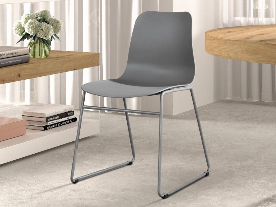 Mobistoxx Stoel POLLY grijs