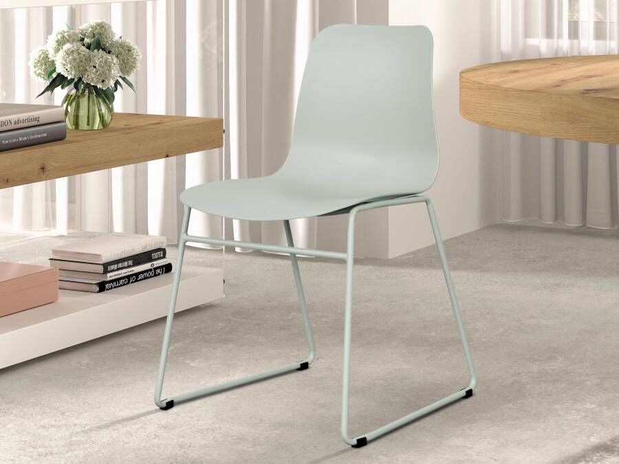 Mobistoxx Stoel POLLY grijs groen