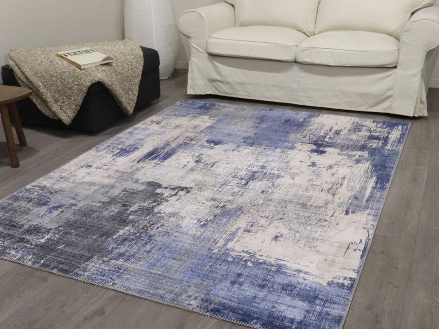 Mobistoxx Tapijt FENTI 60x110 cm blauw