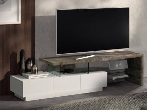 Mobistoxx Tv-meubel DEESSE 3 lades wit beton